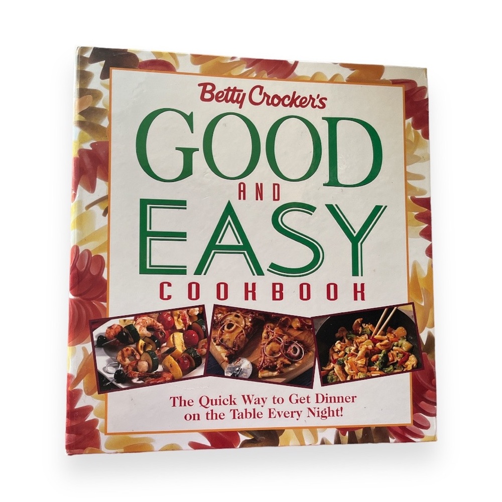 Vintage 1996 BETTY CROCKER’S GOOD AND EASY COOKBOOK Cooking 3 Ring Binder